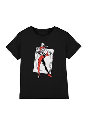 DC COMICS - BATMAN, BATMAN HARLEY QUINN CARD UNISEX - Print T-shirt - black