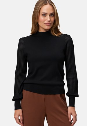 TRANSPARENTE ÄRMEL - Jumper - black beauty