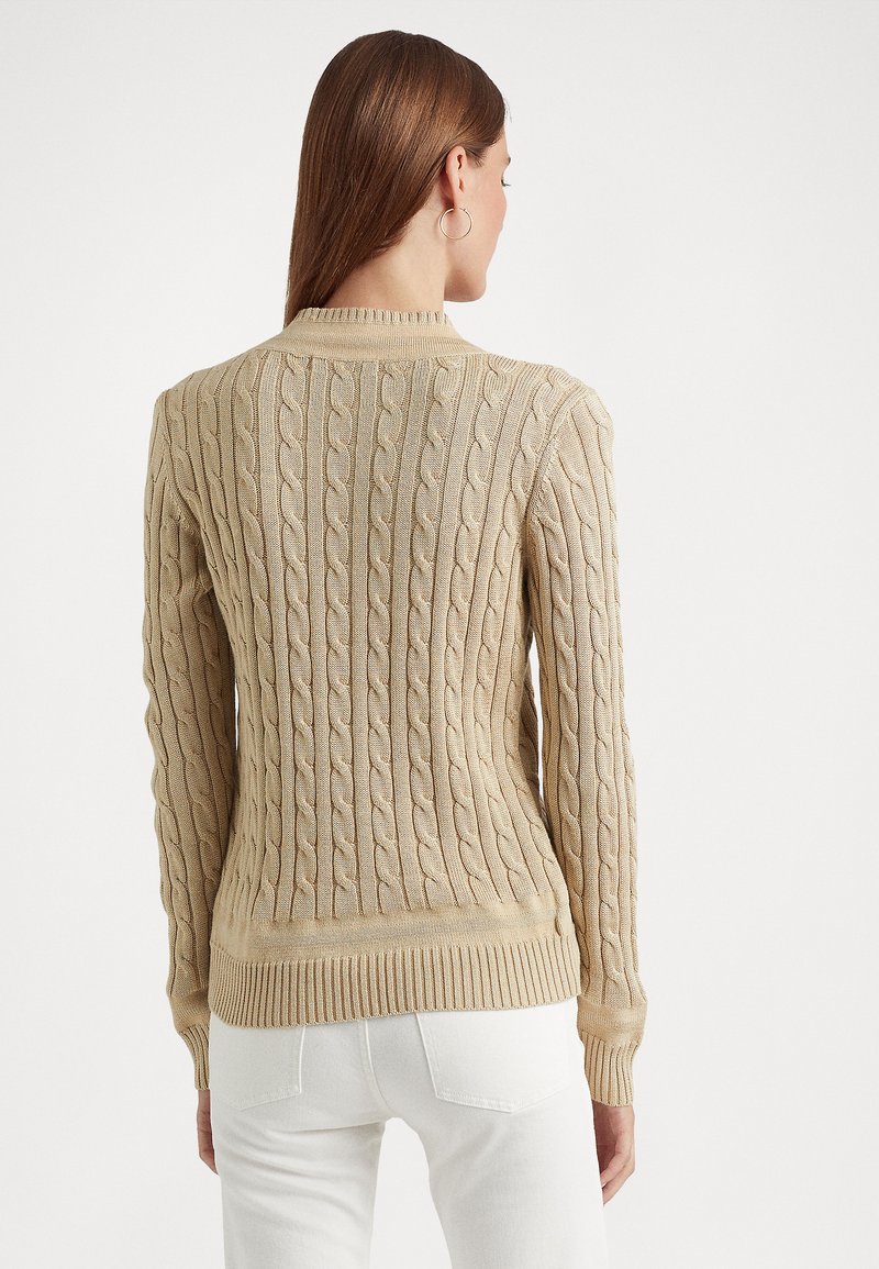 Lauren Ralph Lauren MEREN LONG SLEEVE - Jumper - dune tan/tan -  Zalando.co.uk