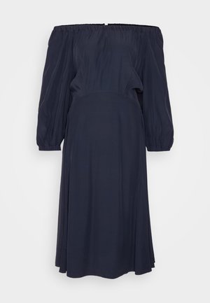 Marc O'Polo DRESS MIDI LENGTH FEMININE CUTLINES - Dienas kleita - deep blue sea