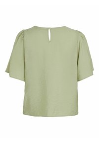 VILA MIT KURZEN  PUFFÄRMEL - Bluse - swamp
