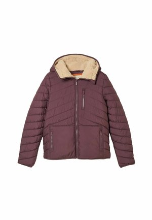 FatFace, COLOUR BLOCK PUFFER JACKET - Vinterjakker - plum purple