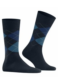 Burlington Edinburgh - Calcetines - space blue
