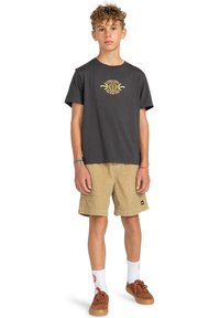 Element TIMBER OMEN  TEES KTA0 - T-shirts print - off black