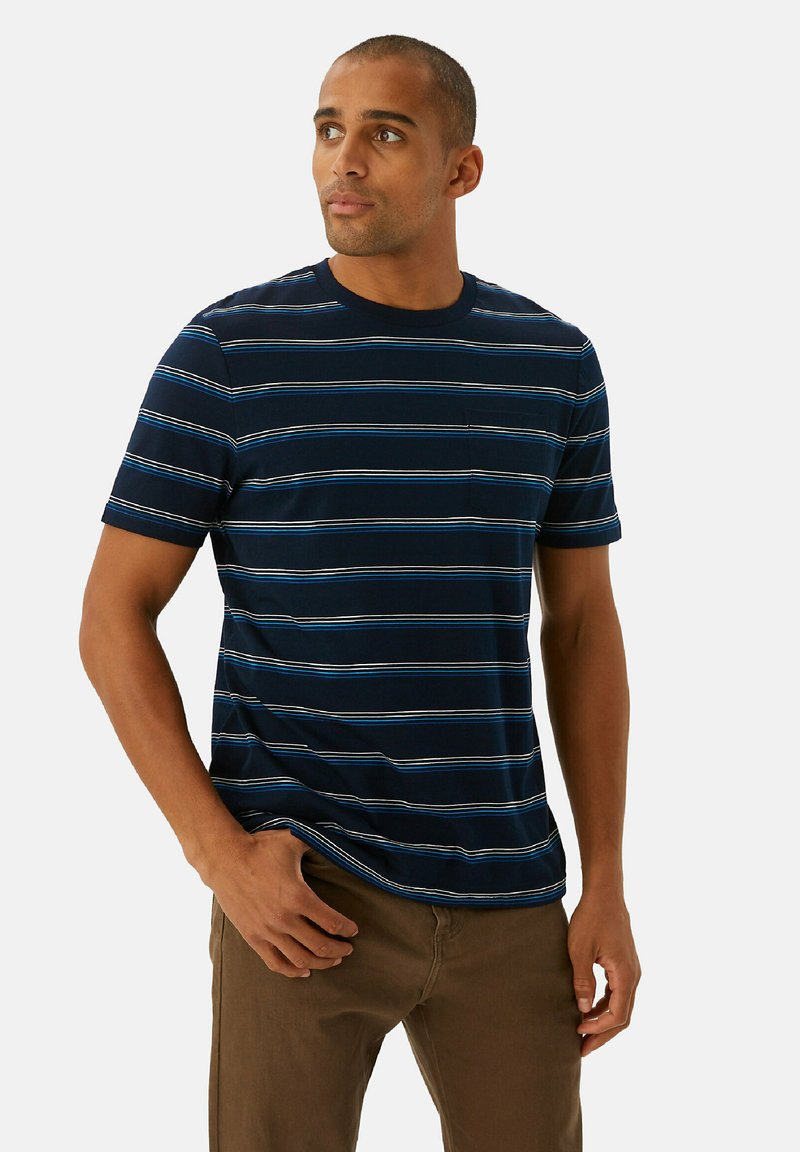 Marks & Spencer PURE COTTON STRIPED CREW NECK TSHIRT TShirt print