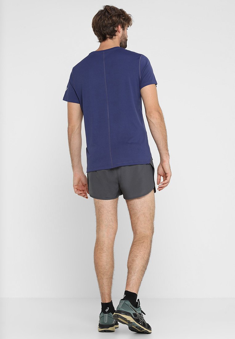 ASICS SILVER SPLIT SHORT - Korte broeken - dark grey/Grijs - Zalando.nl