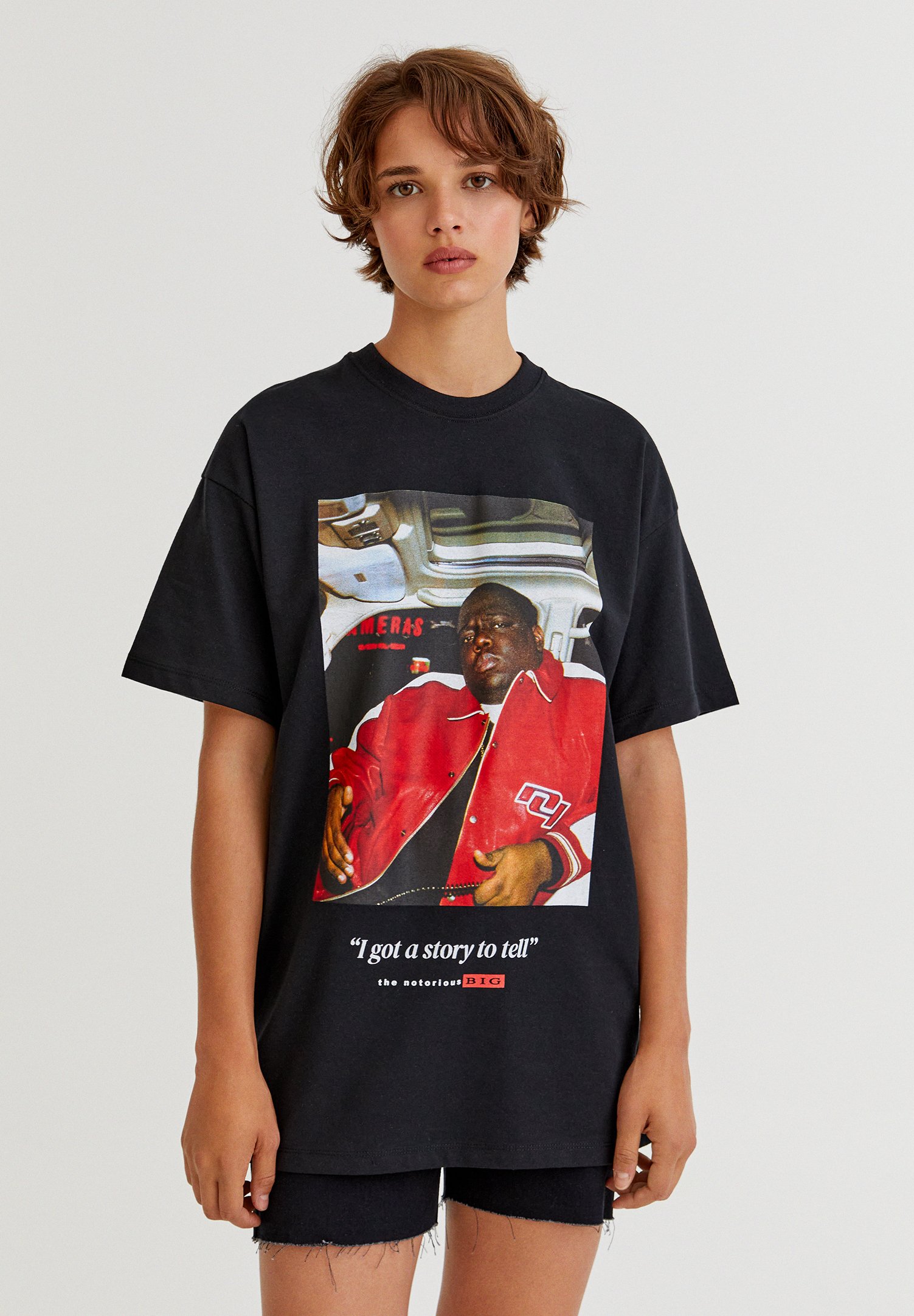 PULL\u0026BEAR THE NOTORIOUS BIG - T-Shirt 