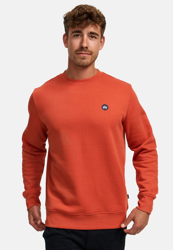 LARS CREW - Sweatshirt - burnt ochre