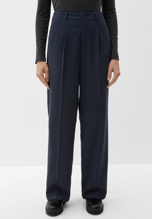 REGULAR  IM GLENCHECK-MUSTER - Spodnie materiałowe