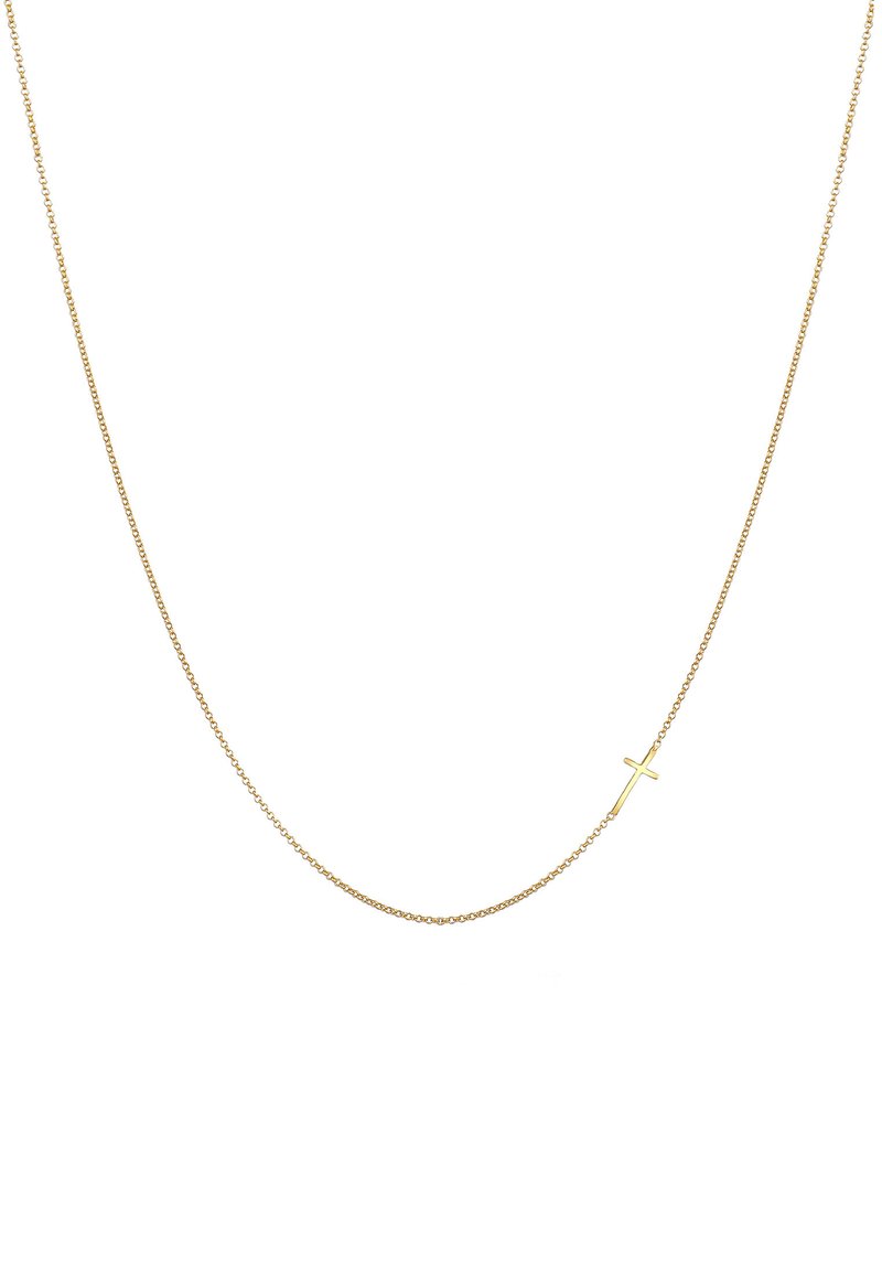 Damen Halsketten | Elli Kreuz Religion Glaube Symbol Halskette gold/goldfarben - WM95140 Damen Halsketten | Elli Kreuz Religion Glaube Symbol Halskette gold/goldfarben - WM95140