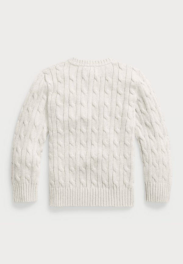 CABLE KNIT COTTON JUMPER - Jumper - nevis2