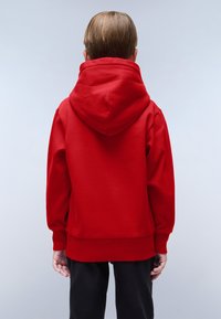 Napapijri MATS UNISEX - Felpa con cappuccio - red goji