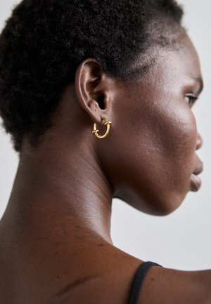 ORBIT EVERYDAY HOOPS - Øreringe - yellow gold-coloured