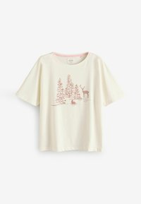 Next TALL SHORT SLEEVE  SET - Komplet pižame - pink forest