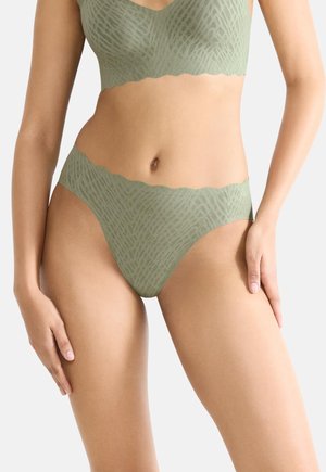 Sloggi FEEL BLISS HIGH LEG - Slip - moss green old