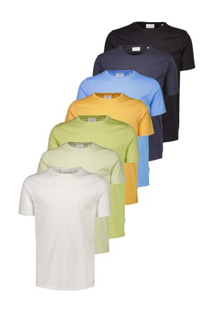 BASIC O-NECK TEE SS 7 PACK - T-shirt basic - multi