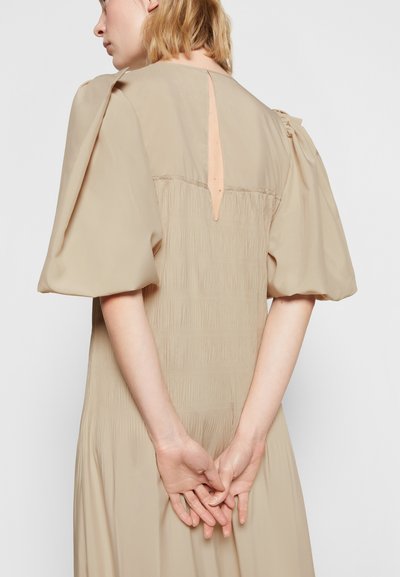 DESIGNERS REMIX VALERIE LAYERED DRESS - Vestido comprido - oyster