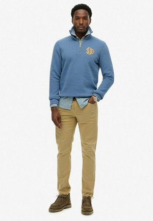 NEON HALF ZIP - Sudadera - bay blue