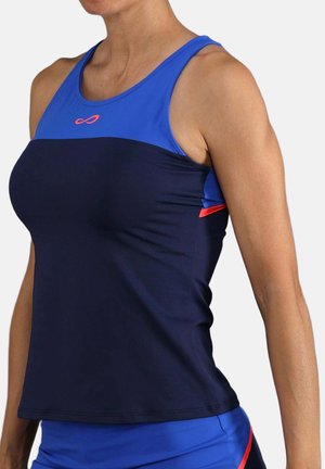 Endless TANK-TOP CAMISETA BLOOM - Top - marino