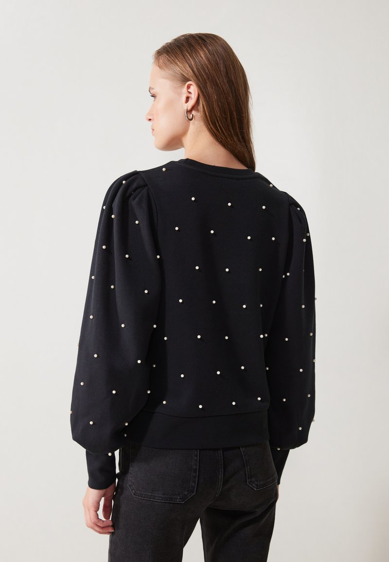 Pearl Sweater Perlen Pullover Damen FQPEARL PULLOVER BEIGE