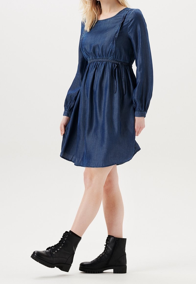 Esprit Maternity Denimové šaty - black denim