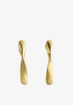 & OTHER STORIES, & OTHER STORIES TWIST DANGLE EARRINGS - Pendientes - gold-coloured