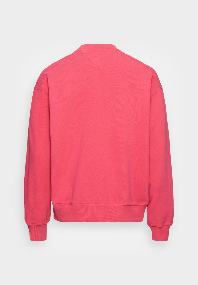 Tommy Jeans COMFORT VARSITY CREW UNISEX - Sweatshirt - washed crimson/pink  - Zalando.co.uk