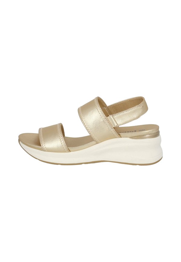 PIFI - Keilsandalette - gold metallic