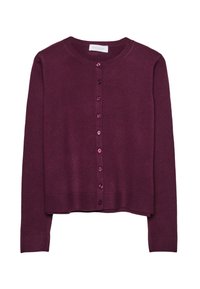 SOFT-TOUCH - Vesta na kopčanje - dark red
