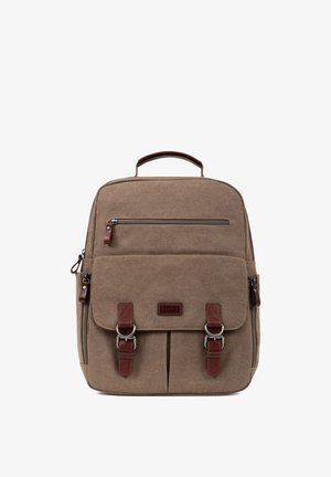 Fagola, SAC À DOS LÉO - 13" & A4 - Sac à dos - taupe
