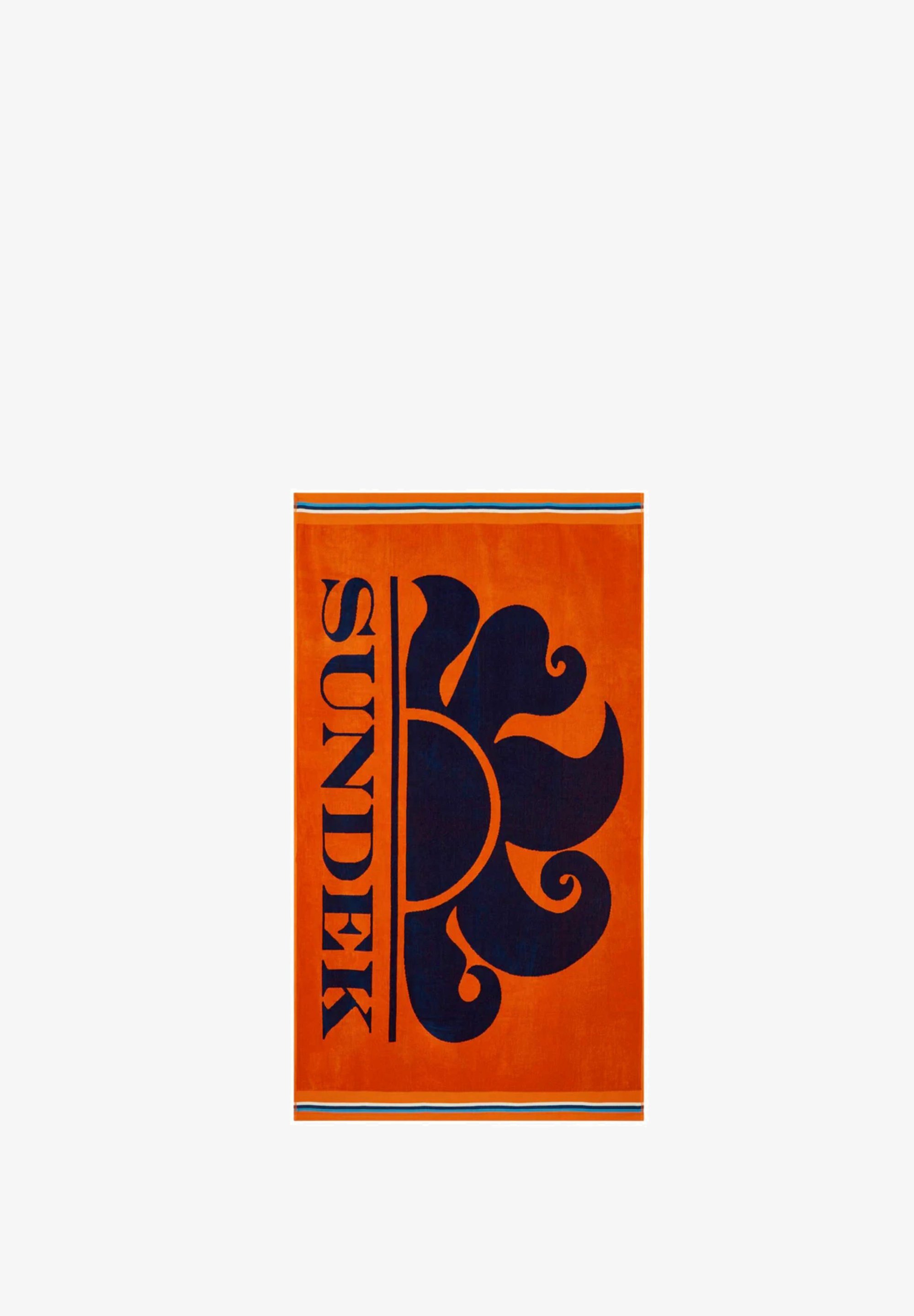 Sundek CLASSIC LOGO Telo mare arancio fluo - Main Image
