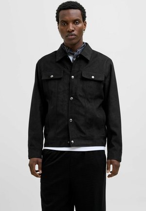 Veste en similicuir - black