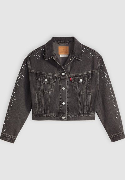 '90S SHRUNKEN TRUCKER - Veste en jean - bejeweled trucker