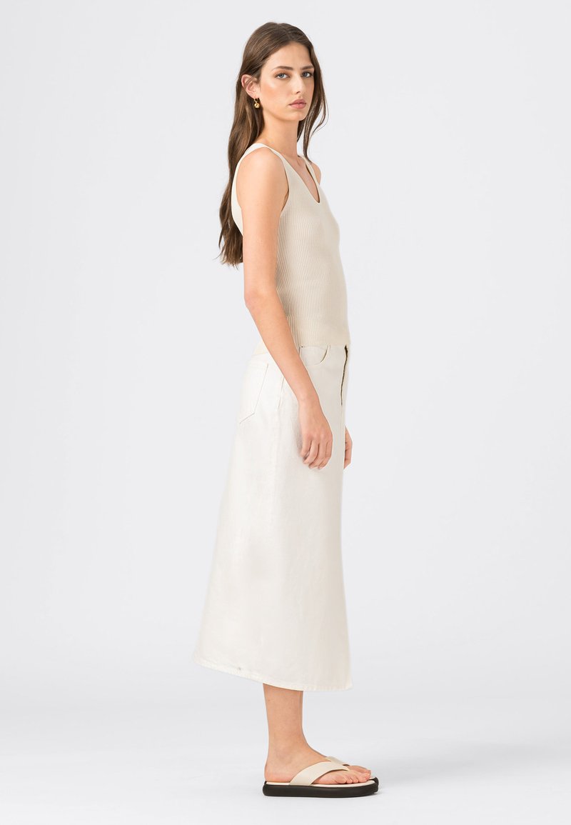 Damen T-Shirts | HALLHUBER Top creme/weiß - KU34686 Damen T-Shirts | HALLHUBER Top creme/weiß - KU34686