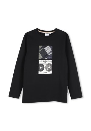 BOSS Kidswear, LONG SLEEVE T-SHIRT KIDS TEENS - Longsleeve - black