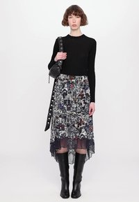 Zadig & Voltaire JOSLIN SOFT BUTTERFLIES - Gonna a campana - encre