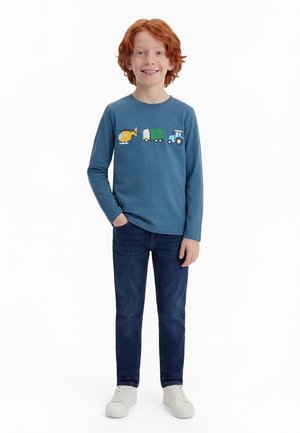 Friboo 4 PACK - Pikkade varrukatega topp - light grey/white/orange