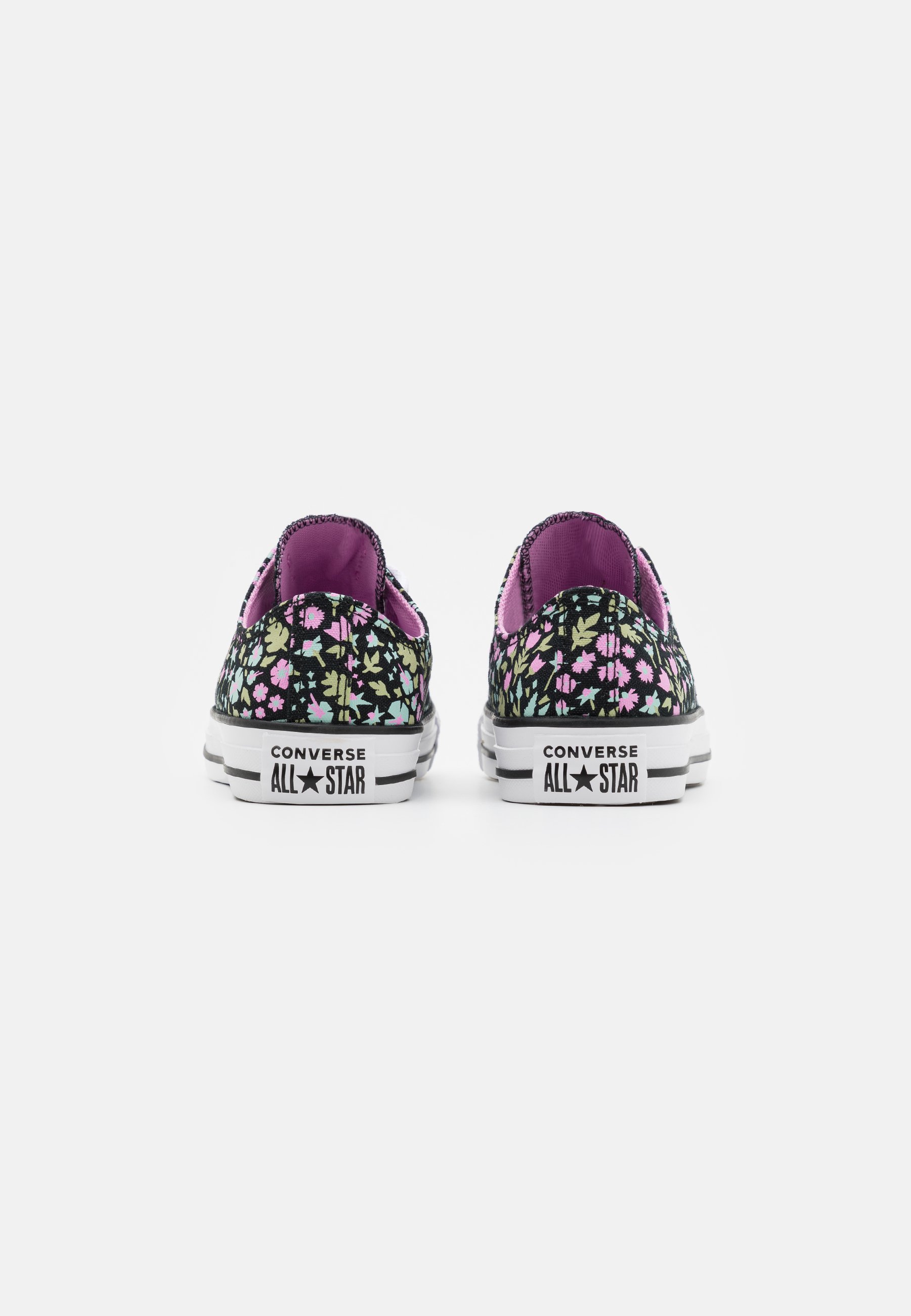 Converse CHUCK TAYLOR ALL STAR FLORAL PRINT - Zapatillas - black/beyond  pink/white/negro - Zalando.es