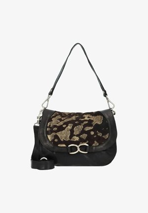 Campomaggi 31 CM - Bolso de mano - cioccolato oro t nero