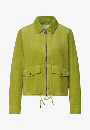 Street One, CORDJACKE MIT HEMDKRAGEN UND ZIPPER - Veste légère - apple lime