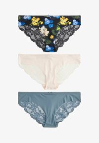 Unselected, navy floral print light pink blue