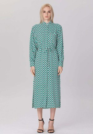 Robe chemise - vert