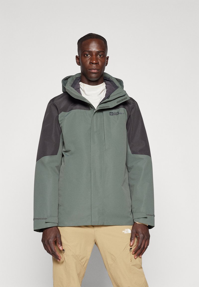 Jack Wolfskin ROMBERG 3IN1 - Outdoorjas - slate green