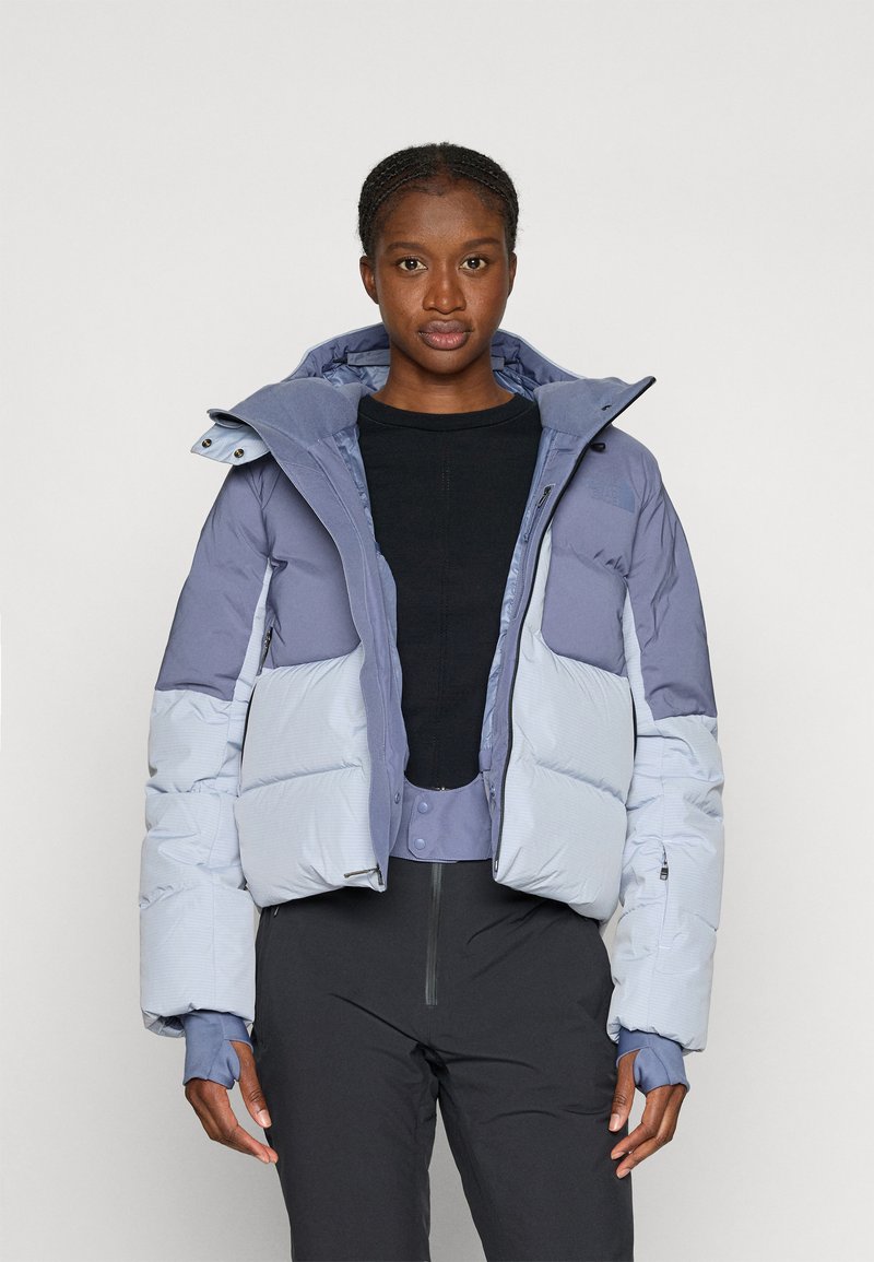 Ski Outfit North Face Puffer Ski Jacket The North Face COLD SPELL CROPPED JACKET Ski Jacket Blue Flax/twilight  Galaxy/light Blue