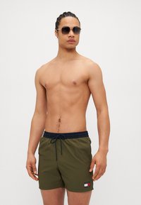 Tommy Hilfiger HERITAGE MEDIUM DRAWSTRING - Kupaće hlače - olive
