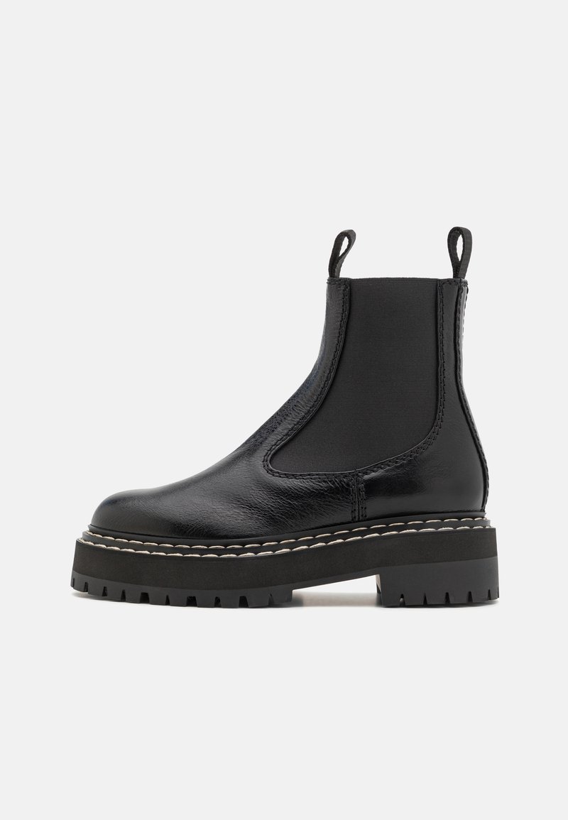 Proenza Schouler LUG SOLE CHELSEA BOOTS - Platform ankle boots - black