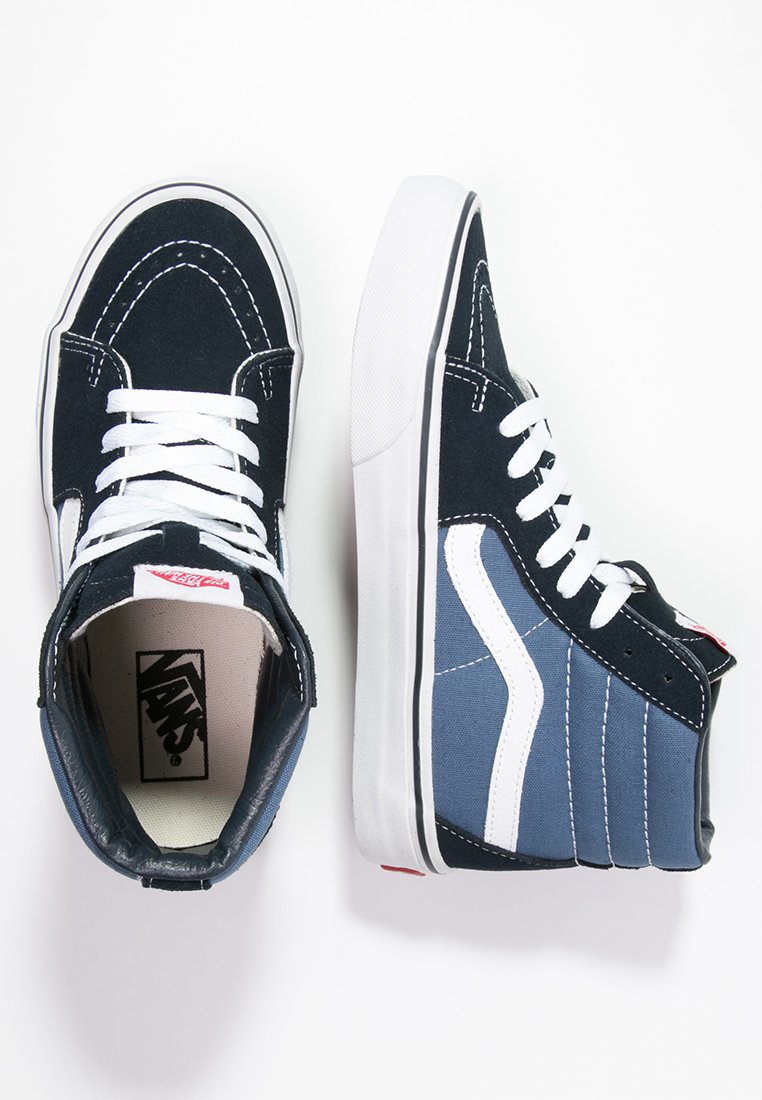 vans old skool sk8 hi blue