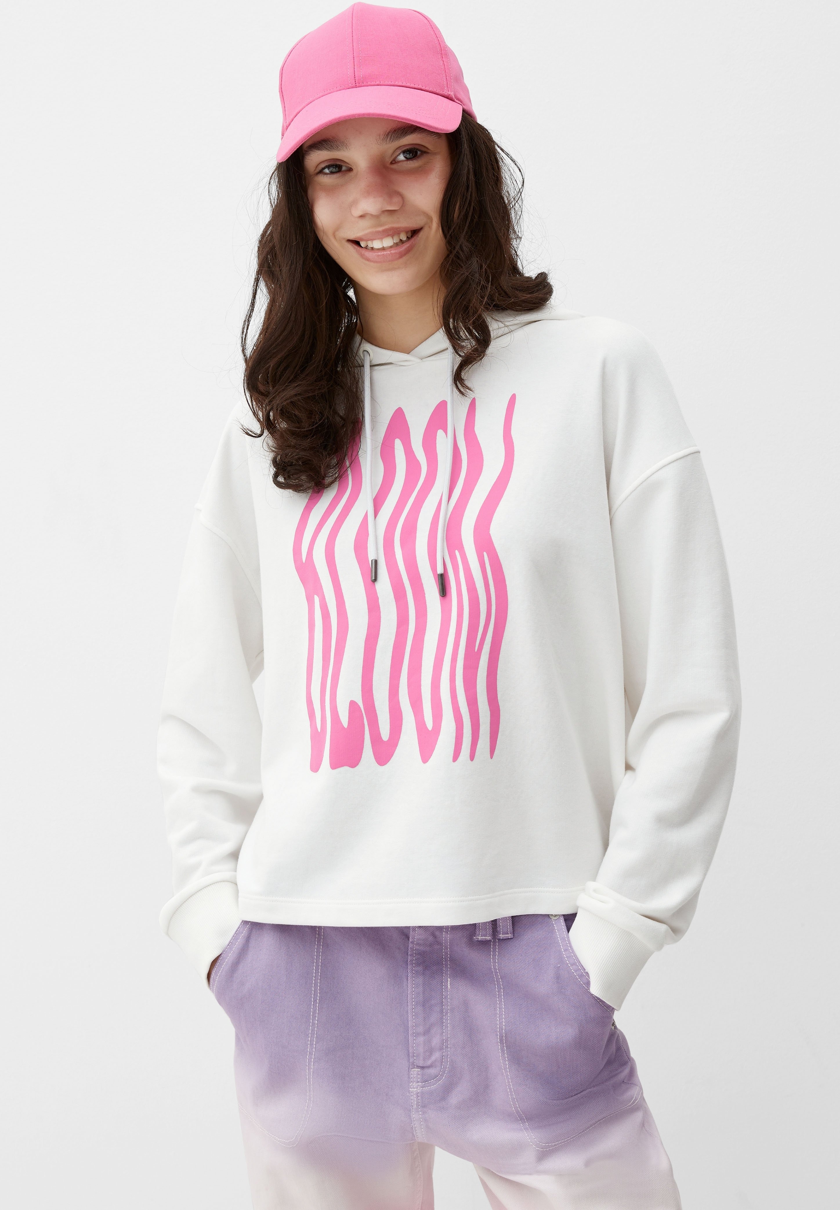 QS Herren Pullover Regular Fit - Verlängerte Passform Mit Strickmuster