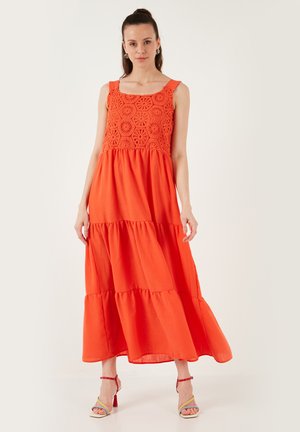LELA REGULAR FIT - Maxi aty - coral