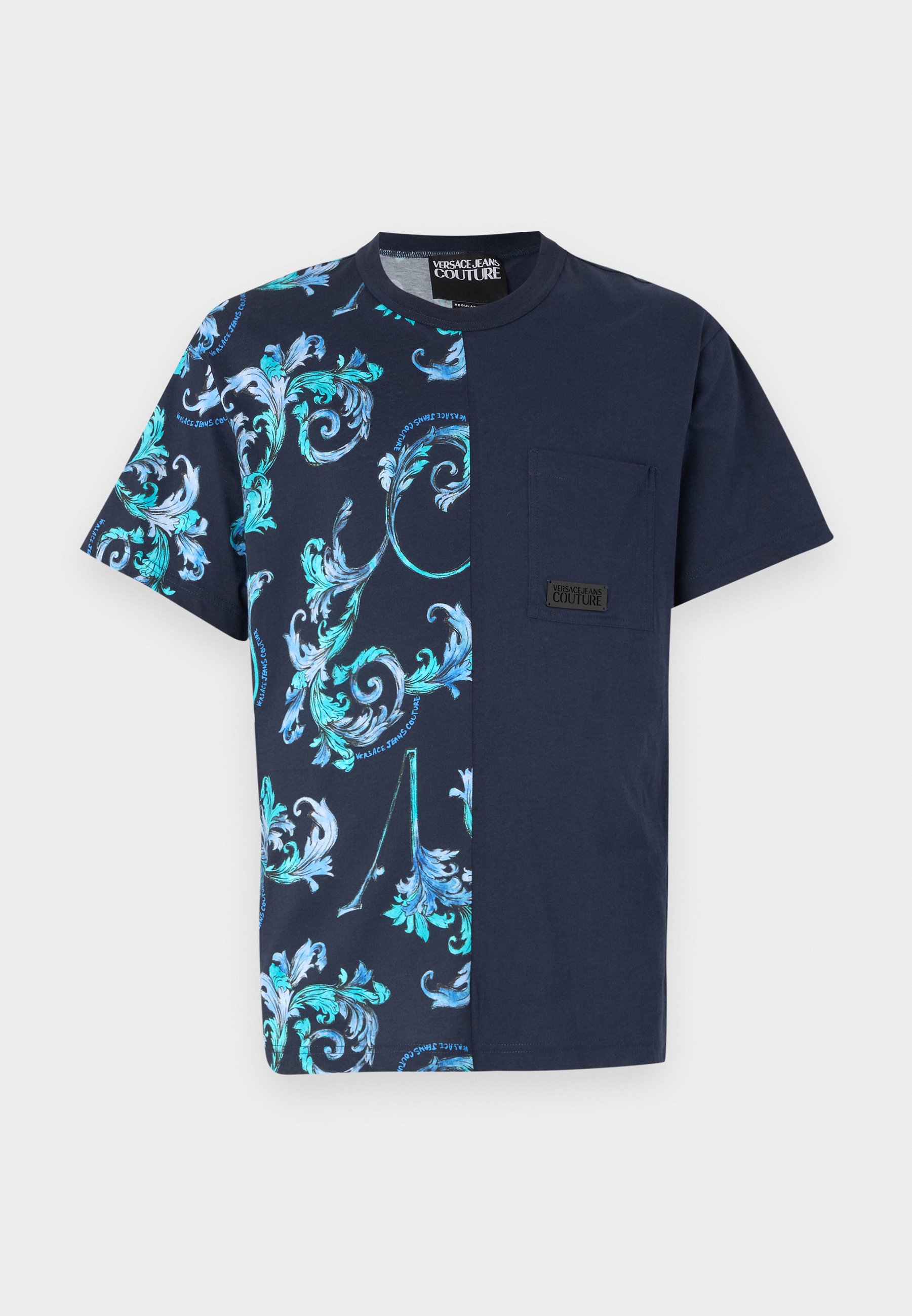 Versace Jeans Couture BAROCCO OUTLINE - Print T-shirt